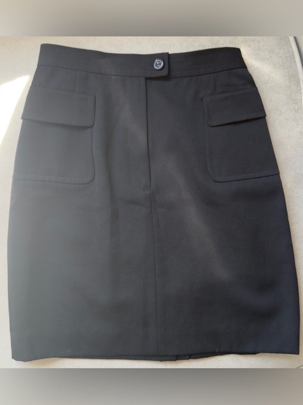 LOFT Ann Taylor Black Utility Pocket Mini Skirt Size 4 🖤